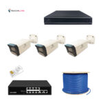 پک 3 تایی دوربین مداربسته IP دارای هوش مصنوعی مورد تایید سامانه سپتام